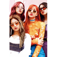 Картина по номерам Бруталити BLACKPINK Kpop 19 на холсте 60 x 40