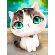 Картина по номерам Paintboy Милый котенок, 30x40 см