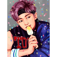 Живопись по номерам Бруталити kpop bts Namjoon Ким Намджун - 2308