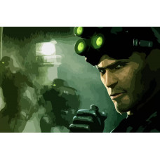 Картина по номерам Бруталити Splinter Cell спецагент 4 см