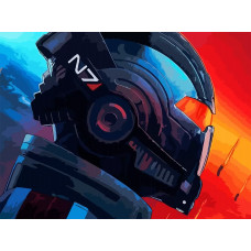 Живопись по номерам NoBrand Игра Mass Effect
