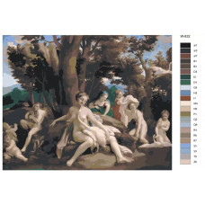 Живопись по номерам BRUSHES-PAINTS Репродукция картины Леда. Художник Антонио Корреджо Живопись по номерам BRUSHES-PAINTS Репродукция картины Леда. Художник Антонио Корреджо