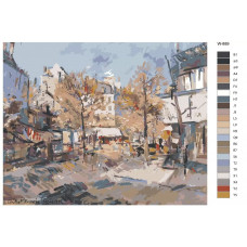 Живопись по номерам BRUSHES-PAINTS Осень В Париже