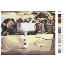 Живопись по номерам BRUSHES-PAINTS Репродукция картины - Явление лица и вазы с фруктами на берегу моря. Сальвадор Дали Живопись по номерам BRUSHES-PAINTS Репродукция картины - Явление лица и вазы с фруктами на берегу моря. Сальвадор Дали
