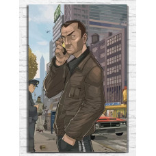 Картина по номерам Бруталити Игра Grand Theft Auto 9427 В на холсте 60 x 40 Картина по номерам Бруталити Игра Grand Theft Auto 9427 В на холсте 60 x 40