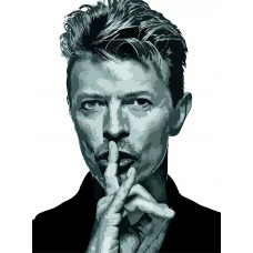 Картина по номерам Бруталити Музыка Dawid Bowie Дэвид Боуи 6375 В на холсте 30x40
