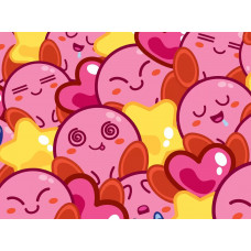 Картина по номерам Бруталити Kirby детская 1 на холсте 40x30