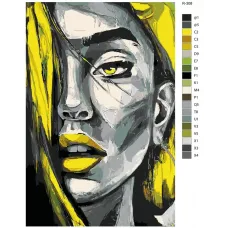 Картина по номерам BRUSHES-PAINTS Женская красота R-308 40x60 см