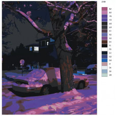 Живопись по номерам BRUSHES-PAINTS Вечер