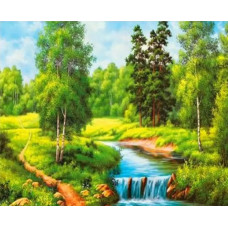 Живопись по номерам Paintboy Лесная река