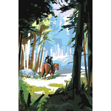 Картина по номерам Красиво Красим The Last of Us - На пути в Сиэтл, 40 х 50 см