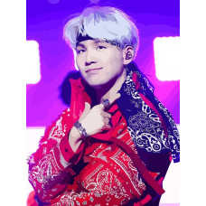 Живопись по номерам Бруталити BTS Suga - 817