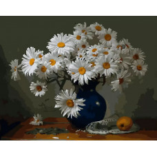 Картина по номерам ВанГогВоМне Ромашки на столе, 40x50