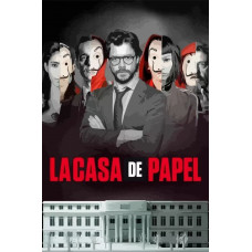 Картина по номерам Бруталити Сериал Бумажный Дом 7939 В на холсте 60 x 40 Картина по номерам Бруталити Сериал Бумажный Дом 7939 В на холсте 60 x 40