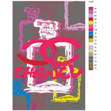 Живопись по номерам BRUSHES-PAINTS Неон Арт Гламур