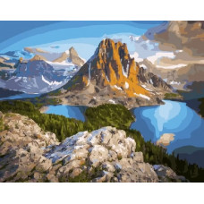 Картина по номерам Paintboy Горные озера