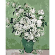 Картина по номерам Paintboy Original Белый букет, 40x50 см