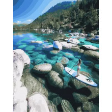 Картина по номерам Paintboy GX 28229 На озере Тахо 40*50 Картина по номерам Paintboy GX 28229 На озере Тахо 40*50