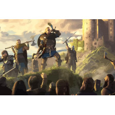 Картина по номерам Бруталити Assassins Creed Valhalla викинги 4 60x40 см