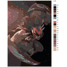 Живопись по номерам BRUSHES-PAINTS Игра Dota. Blood seeker