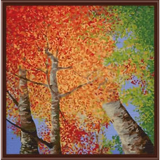 Картина по номерам Menglei Осеннее, 40x40