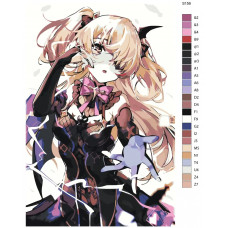 Живопись по номерам BRUSHES-PAINTS Компьютерная игра - Genshin Impact (Геншин Импакт). Фишль Живопись по номерам BRUSHES-PAINTS Компьютерная игра - Genshin Impact (Геншин Импакт). Фишль