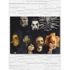 Живопись по номерам NoBrand Музыка Slipknot