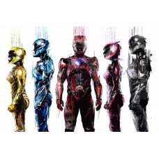 Живопись по номерам Бруталити Сериал Power Rangers 5683