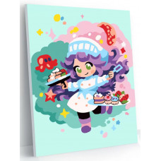 Картина по номерам Hobby Paint Mini Кондитер 21х15