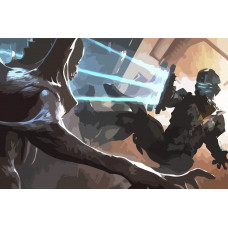 Картина по номерам Бруталити Dead space космонавт 4 см