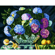 Живопись по номерам Paintboy Разноцветные бутоны 40x50
