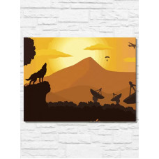 Картина по номерам Бруталити Игра RUST 11065 Г 30х40 см