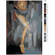 Живопись по номерам BRUSHES-PAINTS Танец живота. Тансовщица