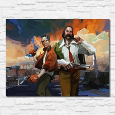 Картина по номерам на холсте Игра Disco Elysium 11603 Г 30x40