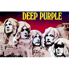 Картина по номерам Бруталити Deep Purple 3 60x40 см