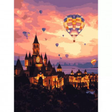 Lori Картина по номерам на картоне «Воздушные шары» 20 x 28,5 см
