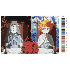 Живопись по номерам BRUSHES-PAINTS Аниме обещанный Неверленд. Эмма и Мьюзика Живопись по номерам BRUSHES-PAINTS Аниме обещанный Неверленд. Эмма и Мьюзика