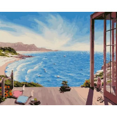 Картина по номерам Paintboy В отпуск, 40x50 см