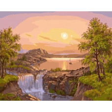 Картина по номерам Paintboy Речная заводь, 40x50