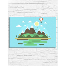 Картина по номерам Бруталити Пейзаж 9242 Г на холсте 20x30