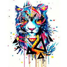 Картина по номерам Paintboy Магический тигр, 40x50 см
