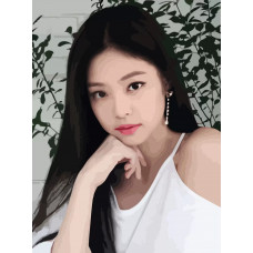Живопись по номерам Бруталити BLACKPINK Kpop Jennie - 953