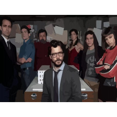 Живопись по номерам Бруталити Сериал Бумажный Дом - 7940 Г
