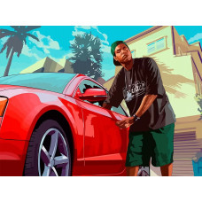 Живопись по номерам NoBrand Игра GTA V