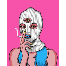Картина по номерам на холсте ART and Relax Бандитка 40x50