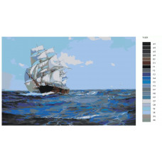 Картина по номерам BRUSHES-PAINTS Монтегю Доусон - Воздушные паруса Y431 40x60 см Картина по номерам BRUSHES-PAINTS Монтегю Доусон - Воздушные паруса Y431 40x60 см