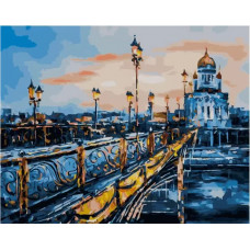 Картина по номерамPaintboy PK 45052 Вечерний Патриарший мост  40*50 Эксклюзив