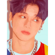 Живопись по номерам Бруталити Музыка KPOP Ateez Уён - 6069 В