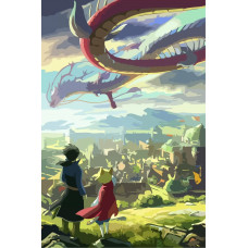Картина по номерам Бруталити Ni no kuni 2 6 на холсте 60 x 40