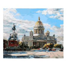 Раскраска по номерам Белоснежка Исаакиевская площадь
